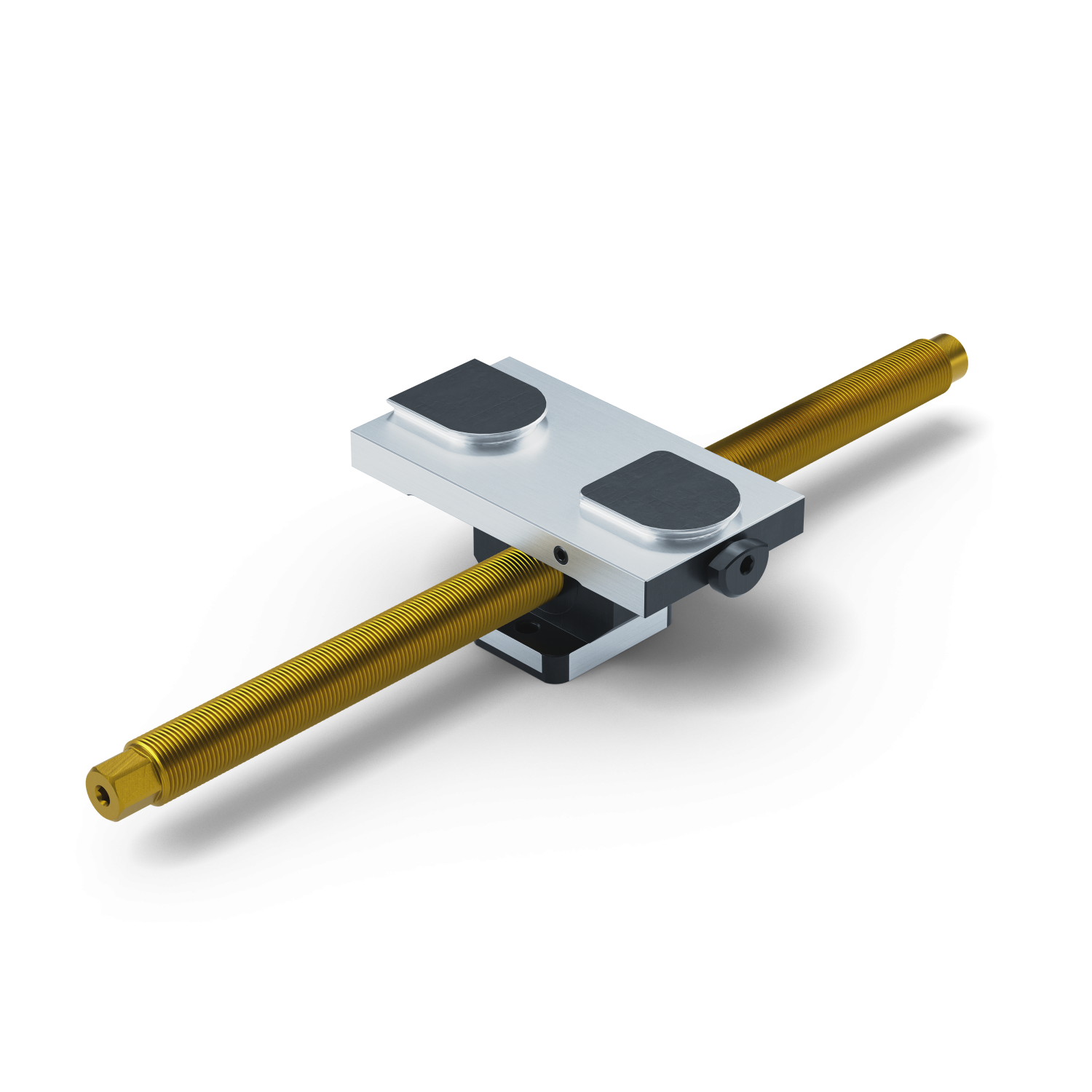 Avanti 125, Mittel-Grundbacke + Spindel, Backenbreite 125 mm, Spindellänge 364 mm